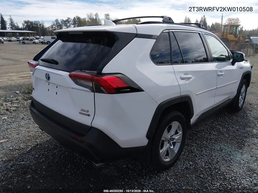 2019 TOYOTA RAV 4 VIN 2T3RWRFV2KW010508 — фото 4