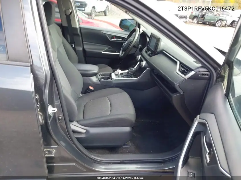 2019 TOYOTA RAV 4 VIN 2T3P1RFV5KC016472 — фото 5