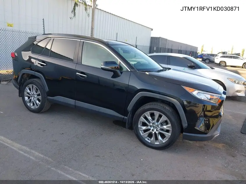 TOYOTA RAV 4 2019, VIN JTMY1RFV1KD030871