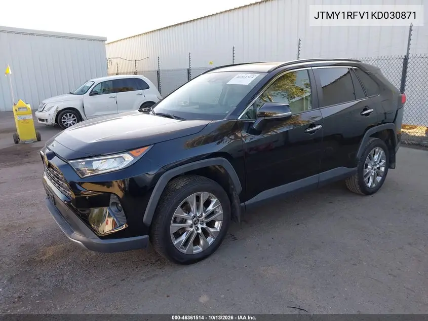 2019 TOYOTA RAV 4 VIN JTMY1RFV1KD030871 — фото 2