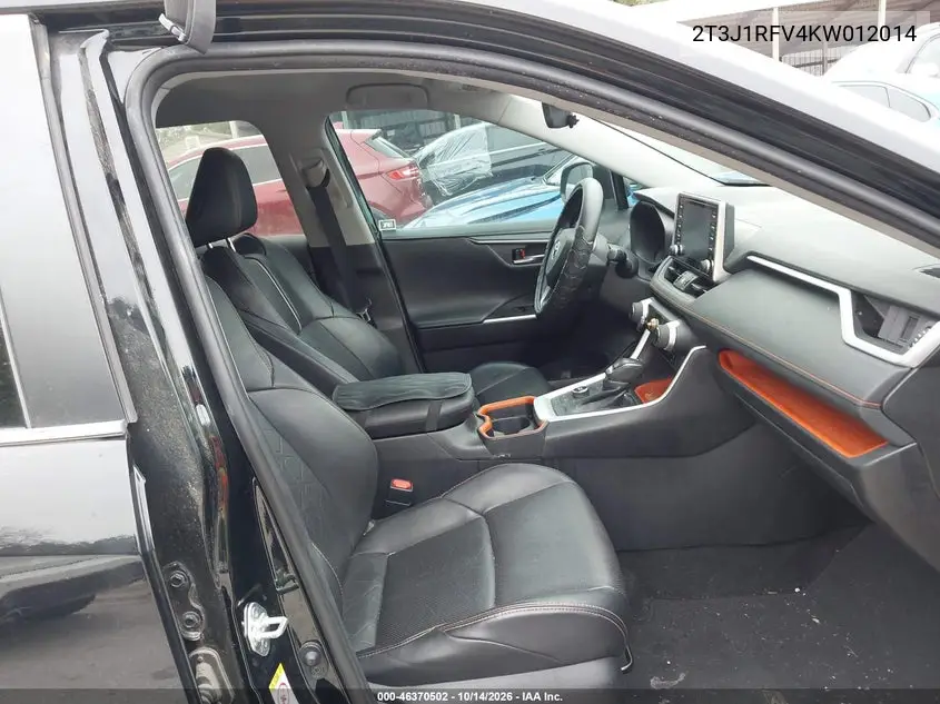 2019 TOYOTA RAV 4 VIN 2T3J1RFV4KW012014 — фото 5