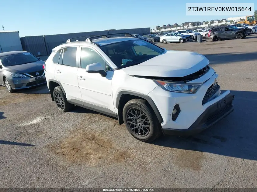 TOYOTA RAV 4 2019, VIN 2T3W1RFV0KW015644
