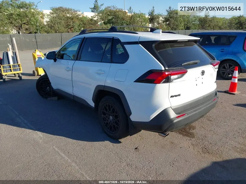 2019 TOYOTA RAV 4 VIN 2T3W1RFV0KW015644 — фото 3