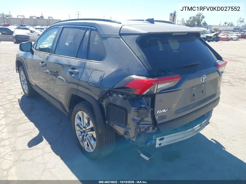 2019 TOYOTA RAV 4 VIN JTMC1RFV0KD027552 — фото 3