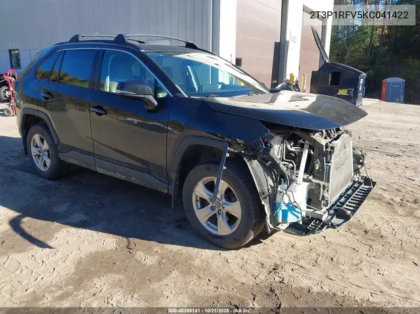 TOYOTA RAV 4 2019, VIN 2T3P1RFV5KC041422