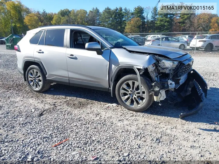 TOYOTA RAV 4 2019, VIN JTMA1RFV0KD015165
