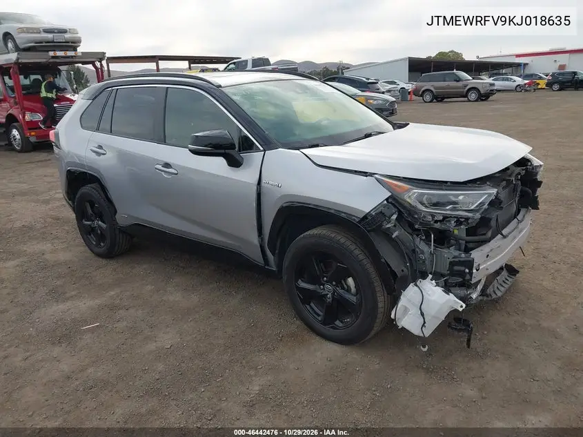 TOYOTA RAV 4 2019, VIN JTMEWRFV9KJ018635