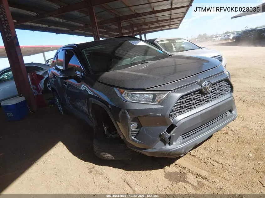 TOYOTA RAV 4 2019, VIN JTMW1RFV0KD028035
