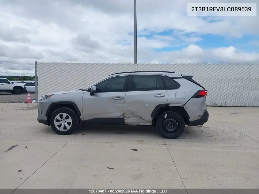 2020 TOYOTA RAV 4 VIN 2T3B1RFV8LC089539 — фото 14
