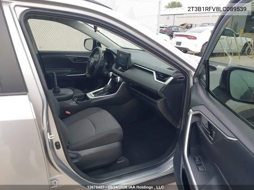 2020 TOYOTA RAV 4 VIN 2T3B1RFV8LC089539 — фото 5