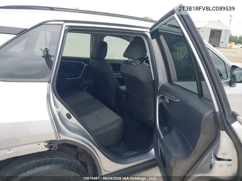 2020 TOYOTA RAV 4 VIN 2T3B1RFV8LC089539 — фото 8