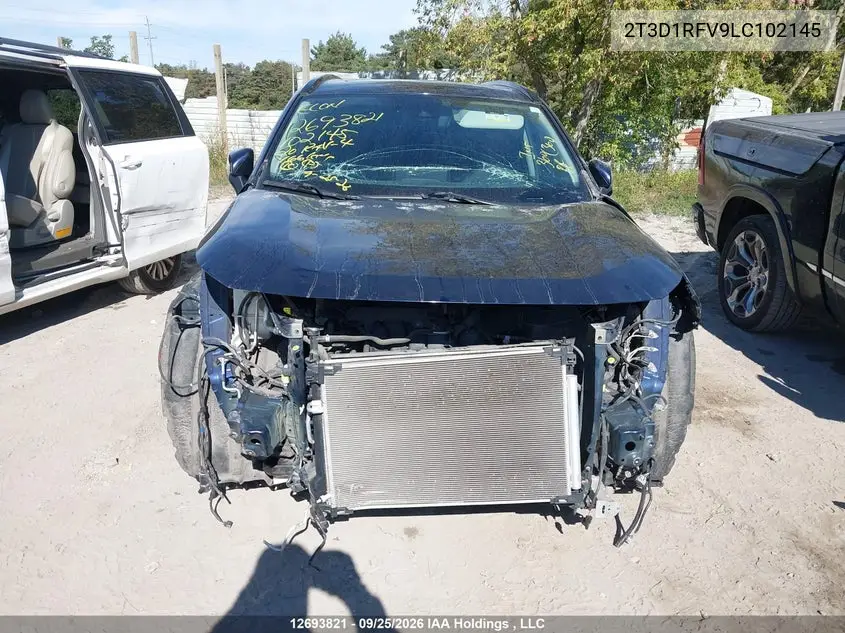 2020 TOYOTA RAV 4 VIN 2T3D1RFV9LC102145 — фото 13