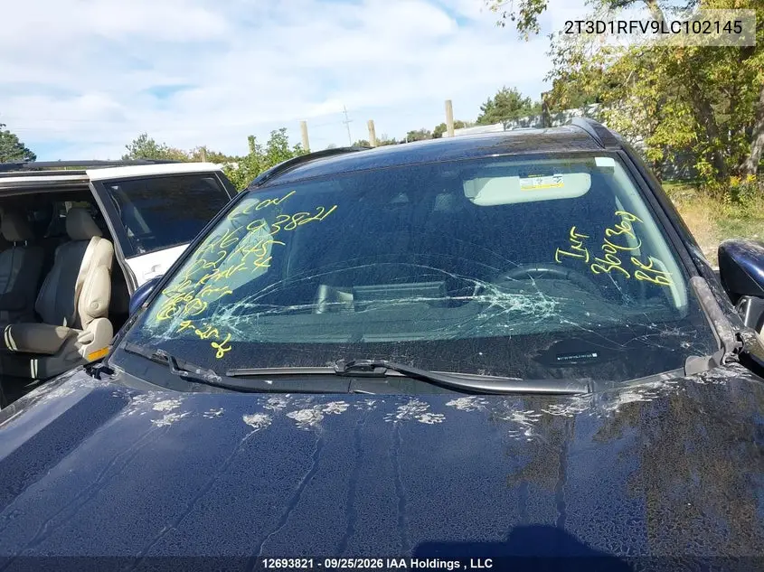 2020 TOYOTA RAV 4 VIN 2T3D1RFV9LC102145 — фото 18