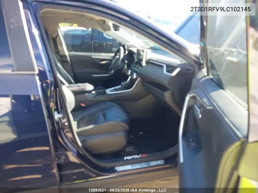 2020 TOYOTA RAV 4 VIN 2T3D1RFV9LC102145 — фото 5