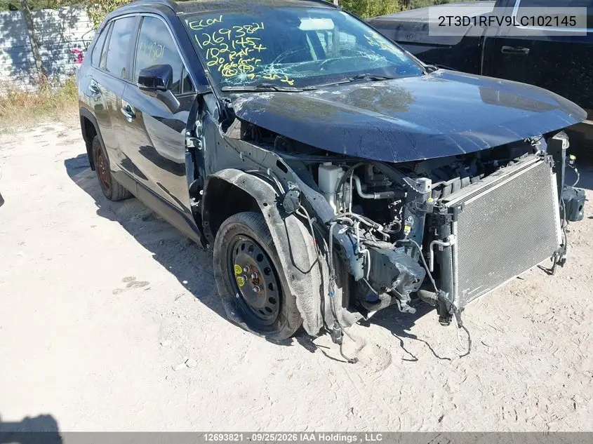 2020 TOYOTA RAV 4 VIN 2T3D1RFV9LC102145 — фото 6