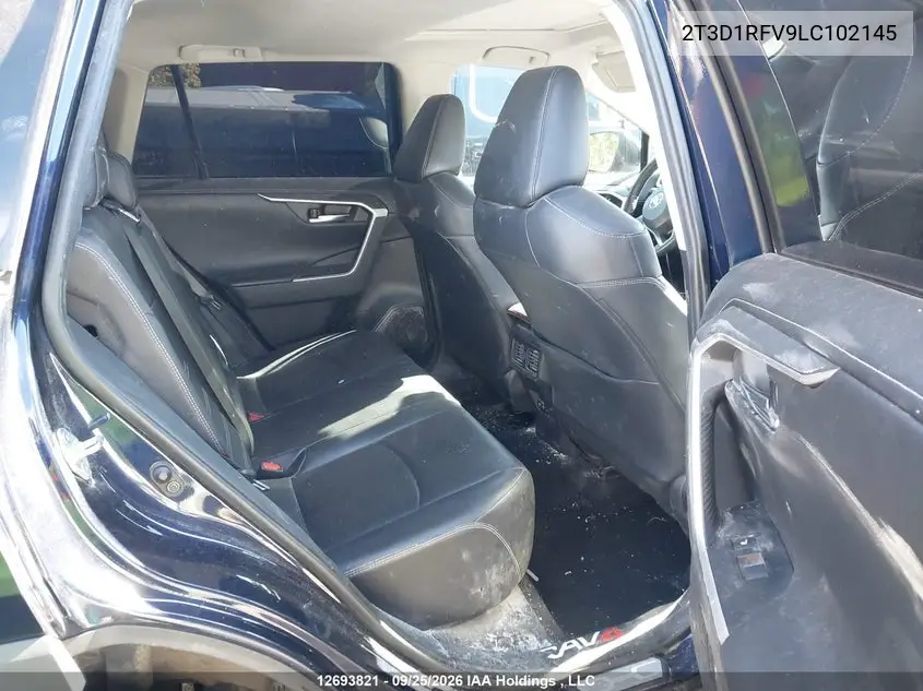 2020 TOYOTA RAV 4 VIN 2T3D1RFV9LC102145 — фото 8
