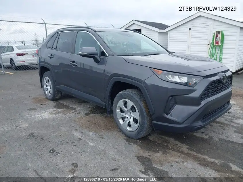 TOYOTA RAV 4 2020, VIN 2T3B1RFV0LW124329