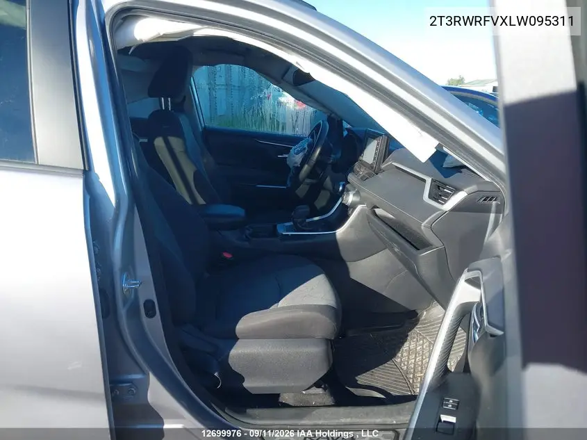 2020 TOYOTA RAV 4 VIN 2T3RWRFVXLW095311 — фото 5