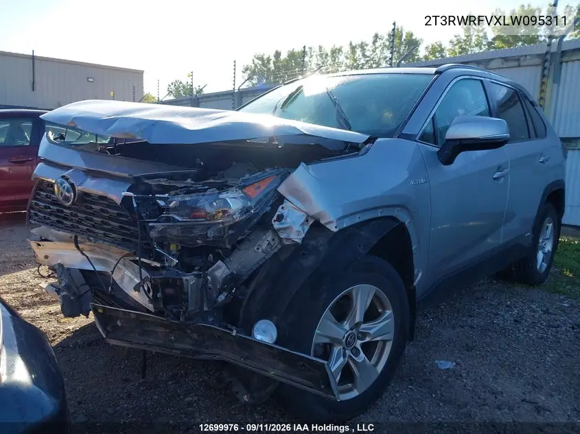 2020 TOYOTA RAV 4 VIN 2T3RWRFVXLW095311 — фото 6