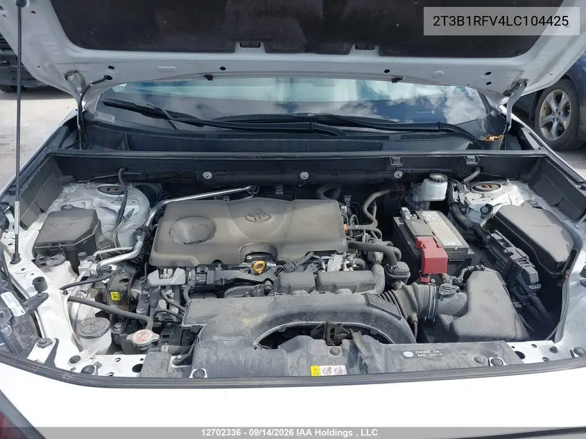 2020 TOYOTA RAV 4 VIN 2T3B1RFV4LC104425 — фото 10