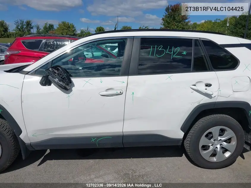 2020 TOYOTA RAV 4 VIN 2T3B1RFV4LC104425 — фото 14