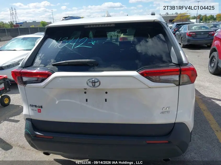 2020 TOYOTA RAV 4 VIN 2T3B1RFV4LC104425 — фото 16