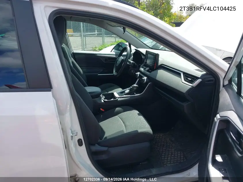 2020 TOYOTA RAV 4 VIN 2T3B1RFV4LC104425 — фото 5