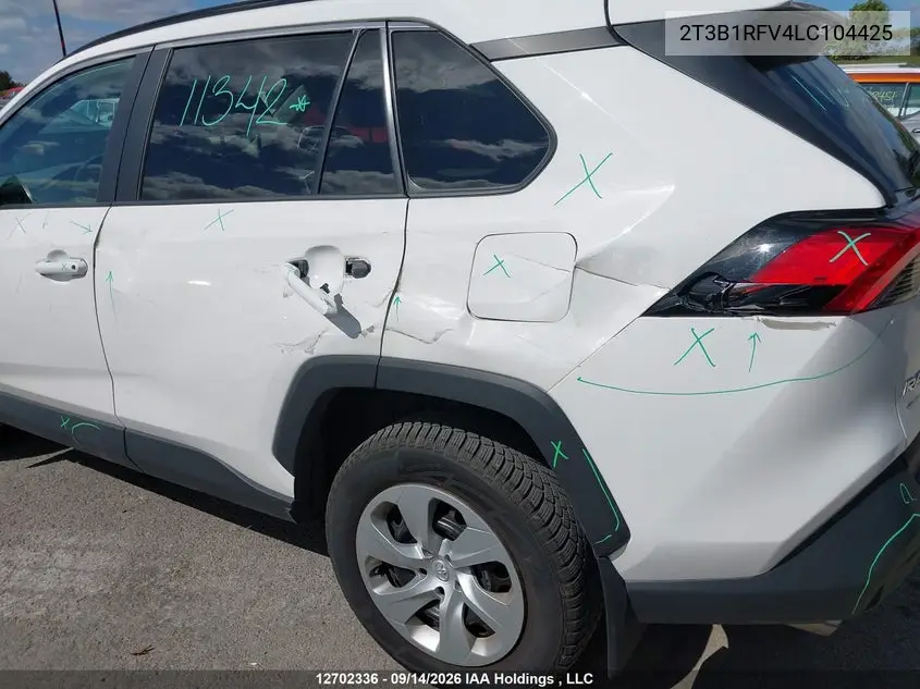2020 TOYOTA RAV 4 VIN 2T3B1RFV4LC104425 — фото 6