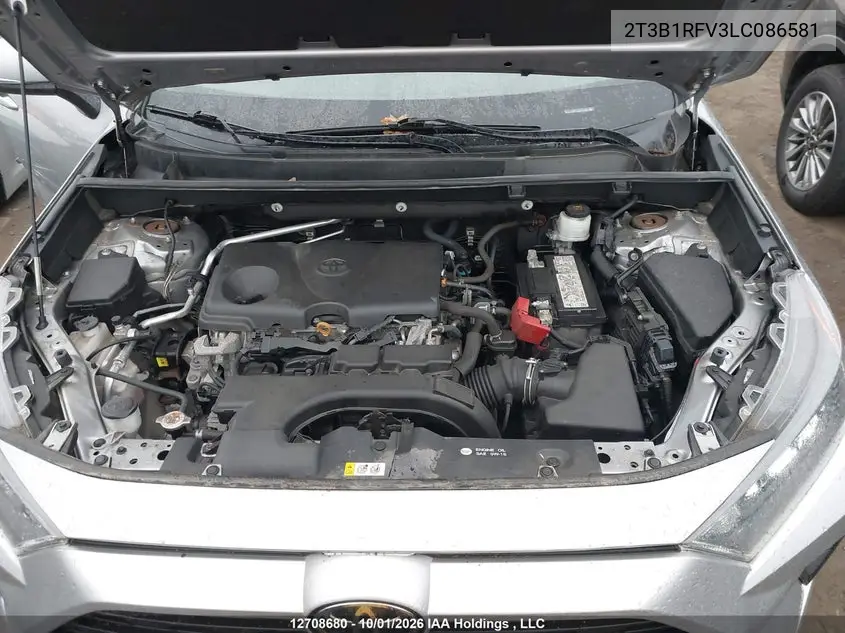 2020 TOYOTA RAV 4 VIN 2T3B1RFV3LC086581 — фото 10