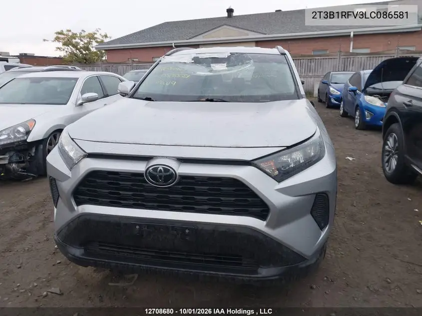 2020 TOYOTA RAV 4 VIN 2T3B1RFV3LC086581 — фото 13