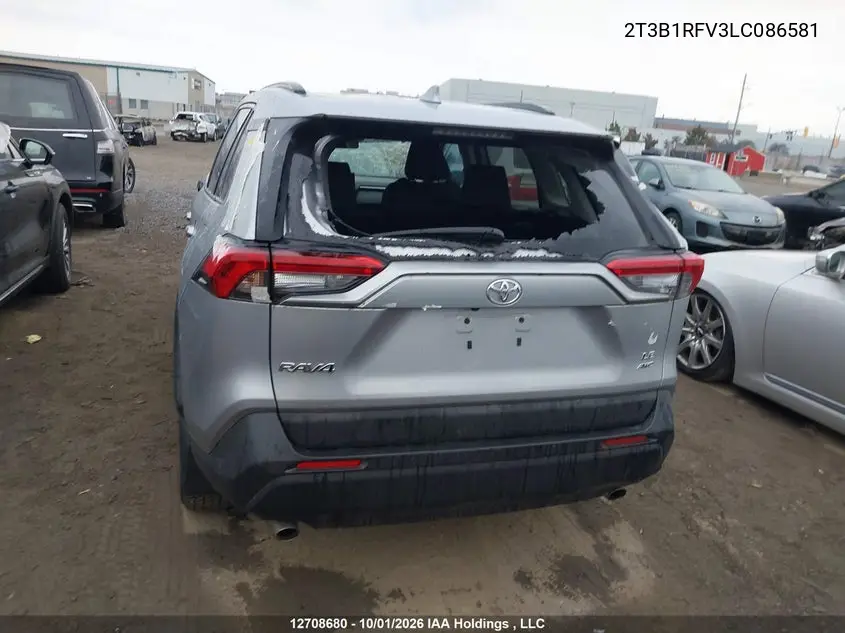 2020 TOYOTA RAV 4 VIN 2T3B1RFV3LC086581 — фото 17