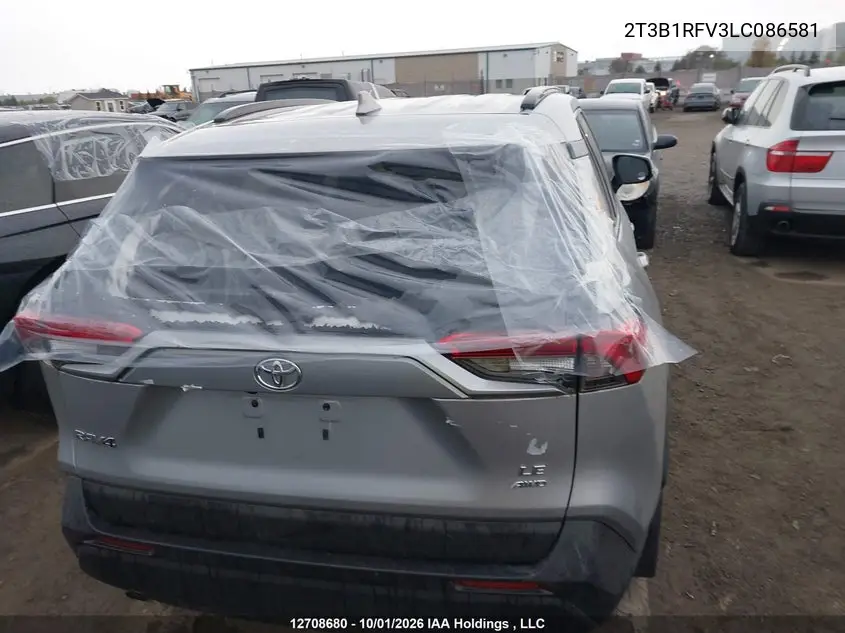 2020 TOYOTA RAV 4 VIN 2T3B1RFV3LC086581 — фото 19