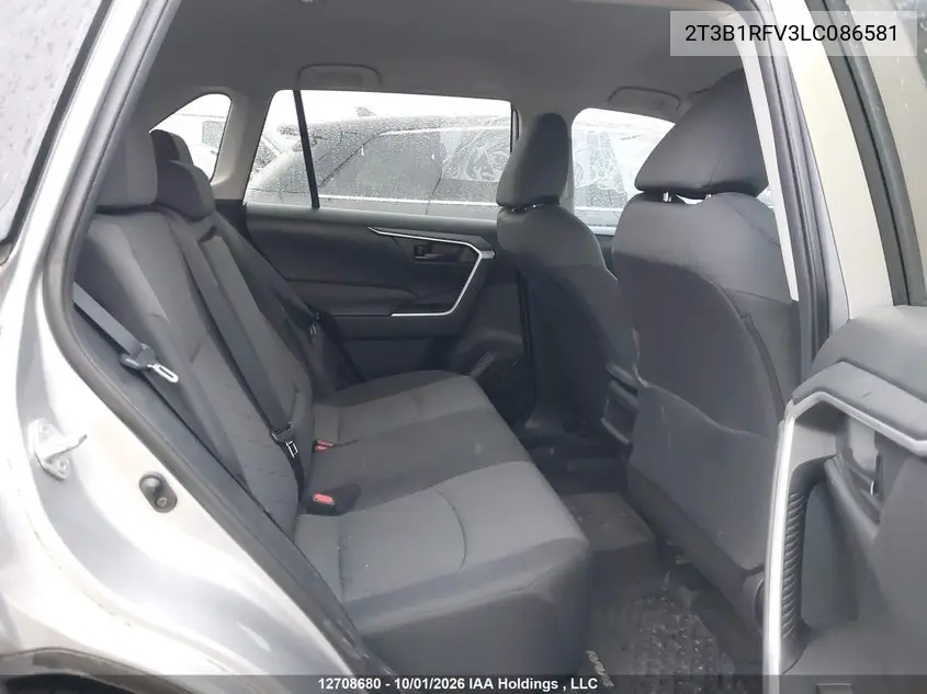 2020 TOYOTA RAV 4 VIN 2T3B1RFV3LC086581 — фото 8