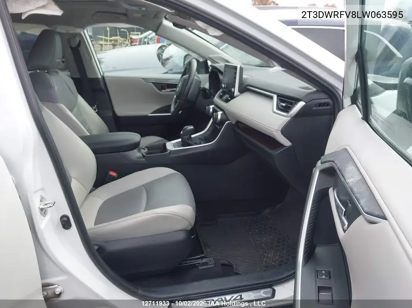2020 TOYOTA RAV 4 VIN 2T3DWRFV8LW063595 — фото 5