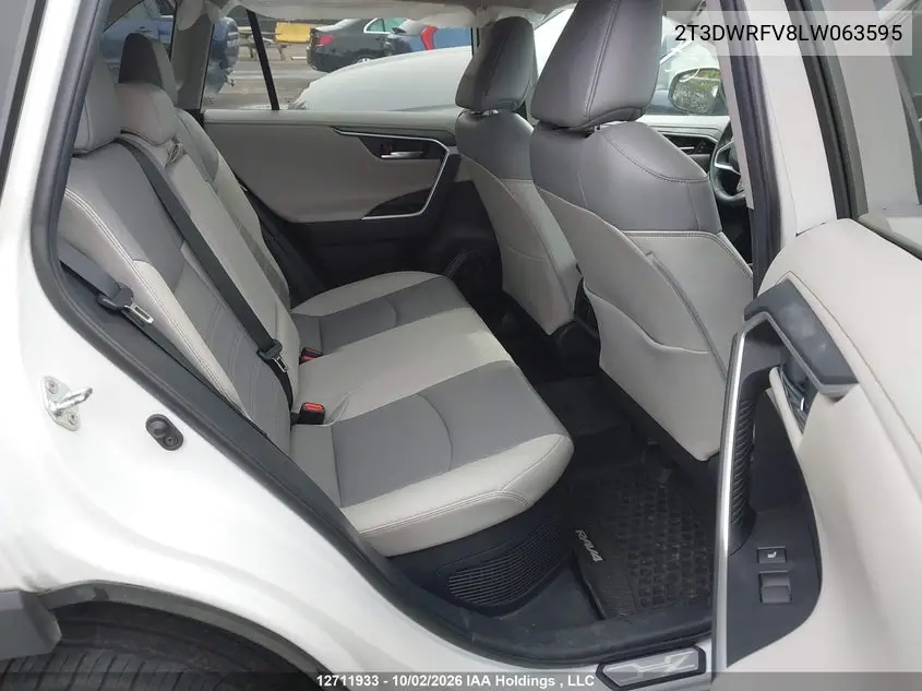 2020 TOYOTA RAV 4 VIN 2T3DWRFV8LW063595 — фото 8