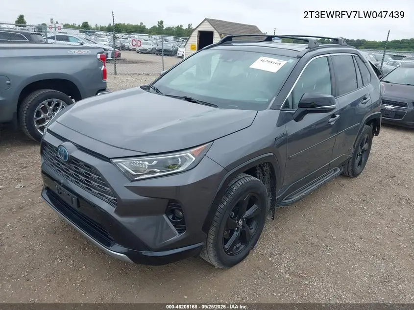 2020 TOYOTA RAV 4 VIN 2T3EWRFV7LW047439 — фото 2