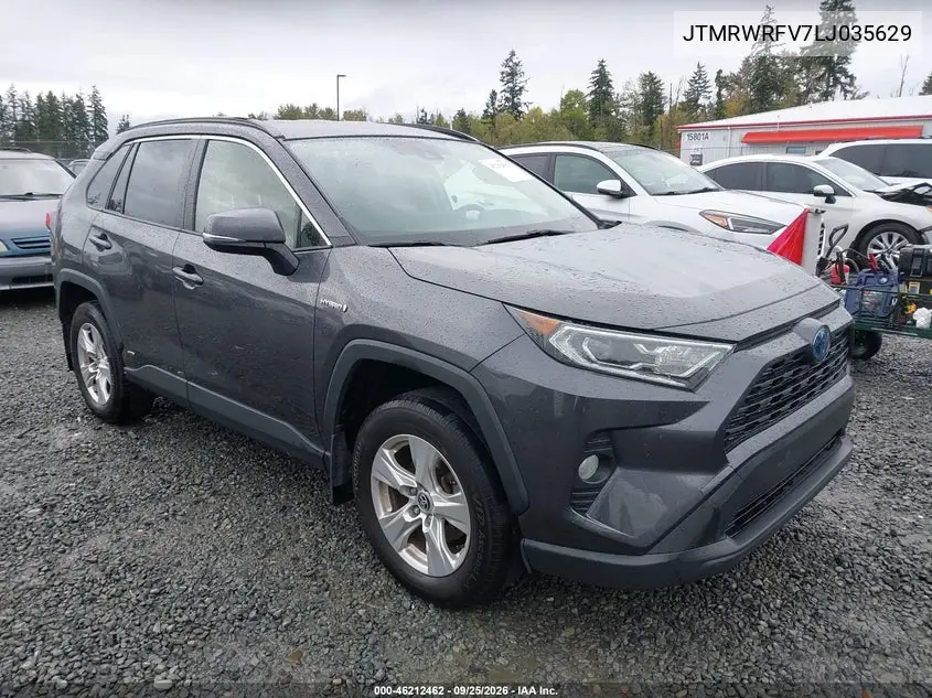 TOYOTA RAV 4 2020, VIN JTMRWRFV7LJ035629