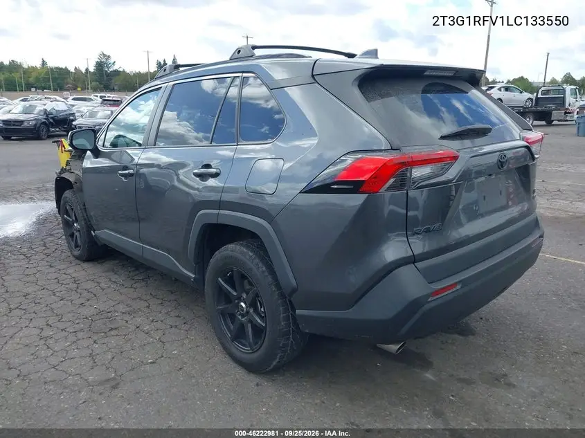 2020 TOYOTA RAV 4 VIN 2T3G1RFV1LC133550 — фото 3