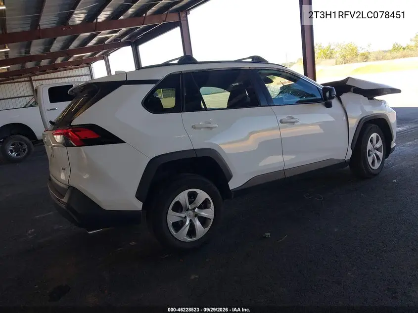 2020 TOYOTA RAV 4 VIN 2T3H1RFV2LC078451 — фото 4