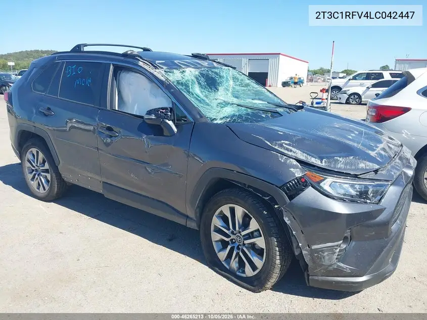 TOYOTA RAV 4 2020, VIN 2T3C1RFV4LC042447