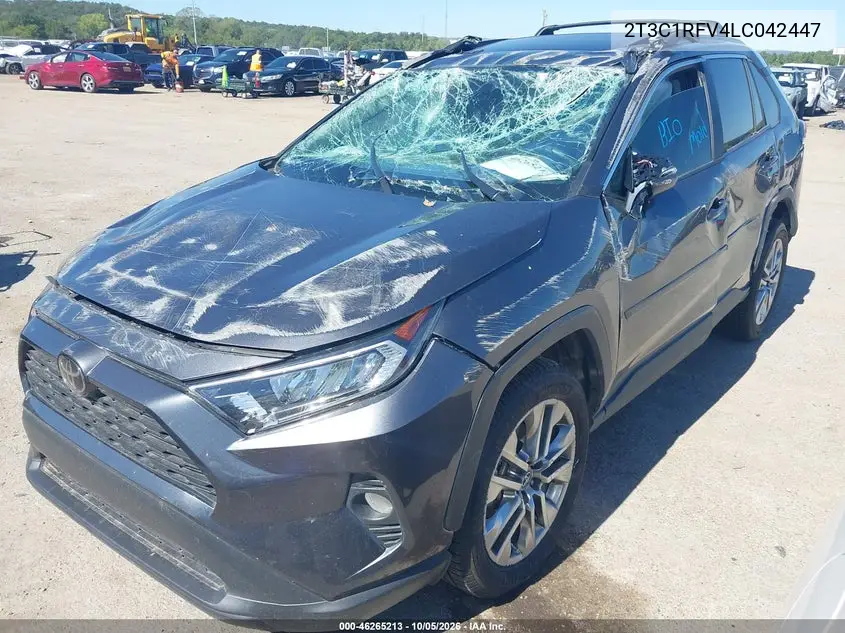 2020 TOYOTA RAV 4 VIN 2T3C1RFV4LC042447 — фото 2
