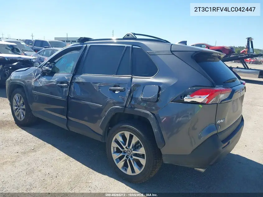 2020 TOYOTA RAV 4 VIN 2T3C1RFV4LC042447 — фото 3