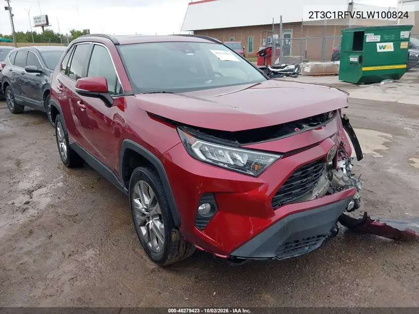 TOYOTA RAV 4 2020, VIN 2T3C1RFV5LW100824