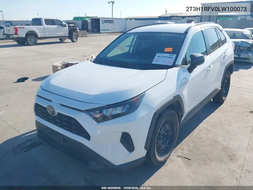 2020 TOYOTA RAV 4 VIN 2T3H1RFV0LW100073 — фото 2