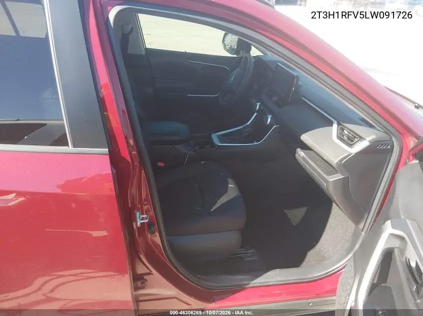 2020 TOYOTA RAV 4 VIN 2T3H1RFV5LW091726 — фото 5