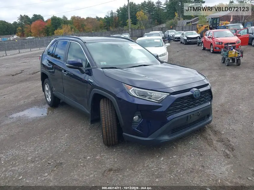TOYOTA RAV 4 2020, VIN JTMRWRFV8LD072123