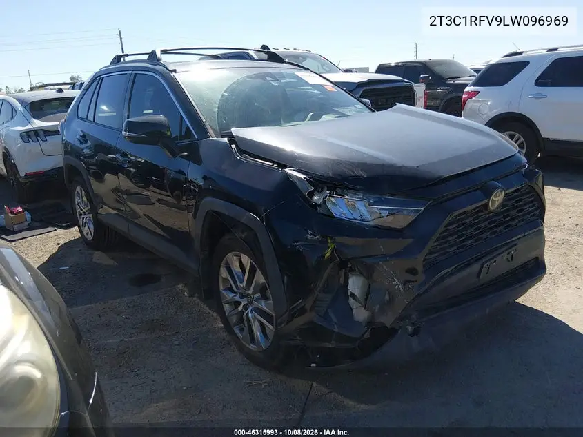 TOYOTA RAV 4 2020, VIN 2T3C1RFV9LW096969