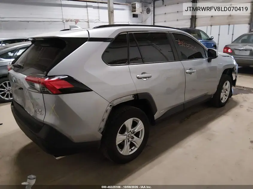 2020 TOYOTA RAV 4 VIN JTMRWRFV8LD070419 — фото 4