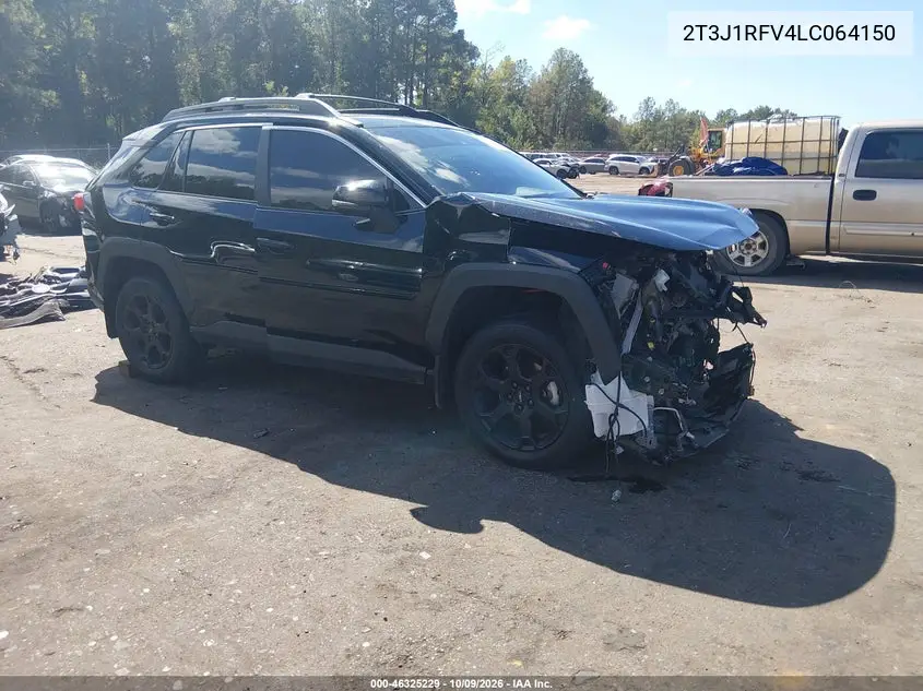 TOYOTA RAV 4 2020, VIN 2T3J1RFV4LC064150
