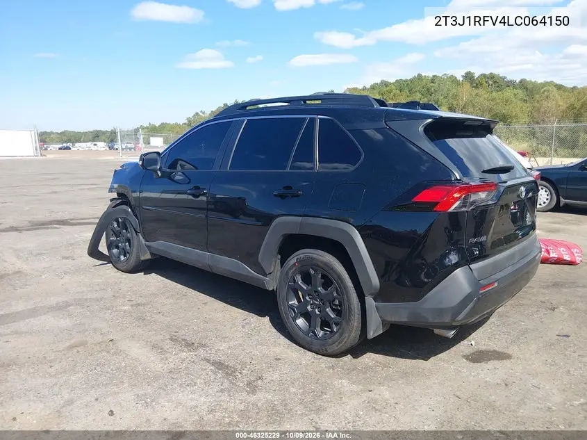 2020 TOYOTA RAV 4 VIN 2T3J1RFV4LC064150 — фото 3